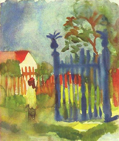 Gartentor, August Macke